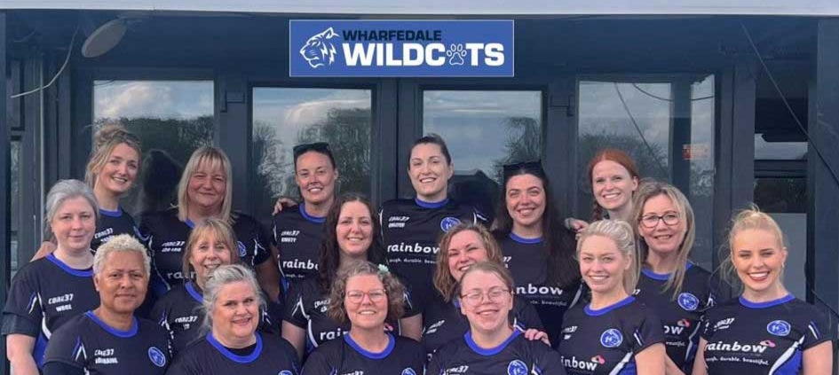 Rainbow Sponsor Wharfedale Wildcats Rounders Team