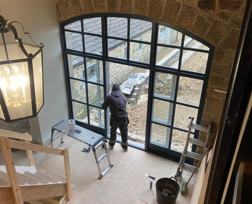 Arched Window & French Doors - North Rigton